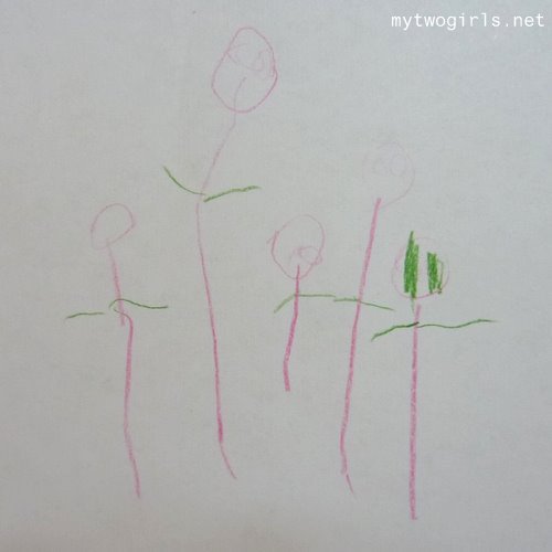 Zaria's drawing Baloon Family